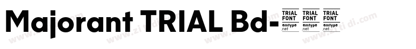 Majorant TRIAL Bd字体转换